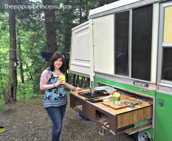 DIY Rv Outdoor Kitchen
 Karrie s Apache Pop Up Camper Makeover The Pop Up Princess