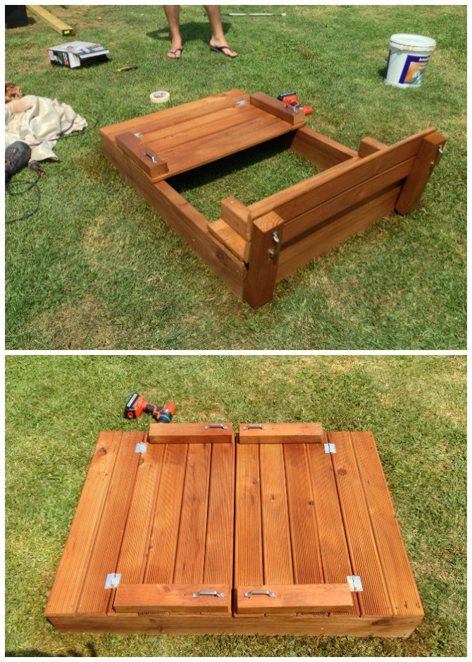 DIY Sandbox Cover
 DIY Sandbox Projects Picture Instructions