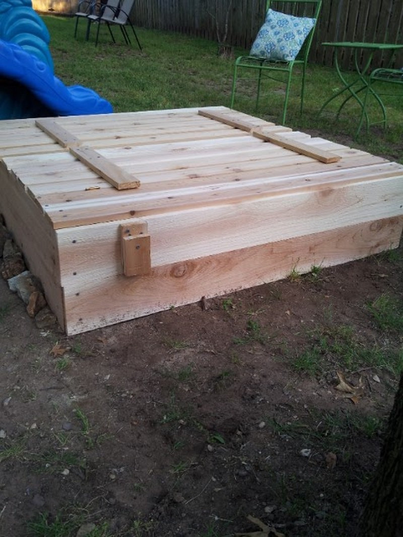 DIY Sandbox With Lid
 DIY Sandbox with Cover – The Owner Builder Network