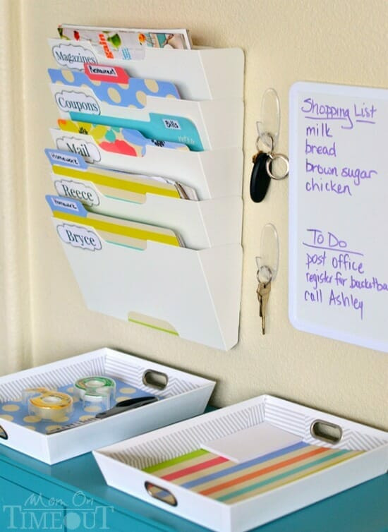 DIY School Organization
 Back to School Organizing Ideas Anyone Can Use