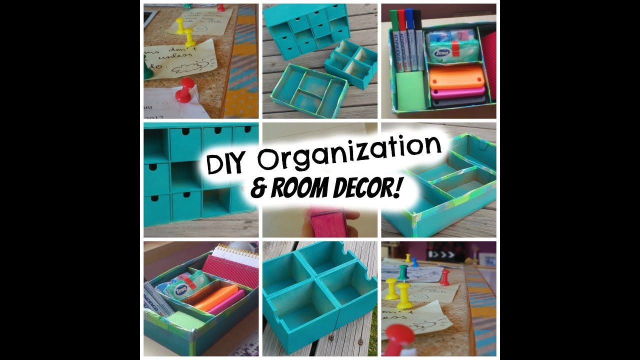 DIY School Organization
 Back to School DIY Organization & Room decor Super cheap