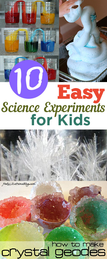 DIY Science Experiments For Kids
 10 Easy Science Projects for Kids – My List of Lists