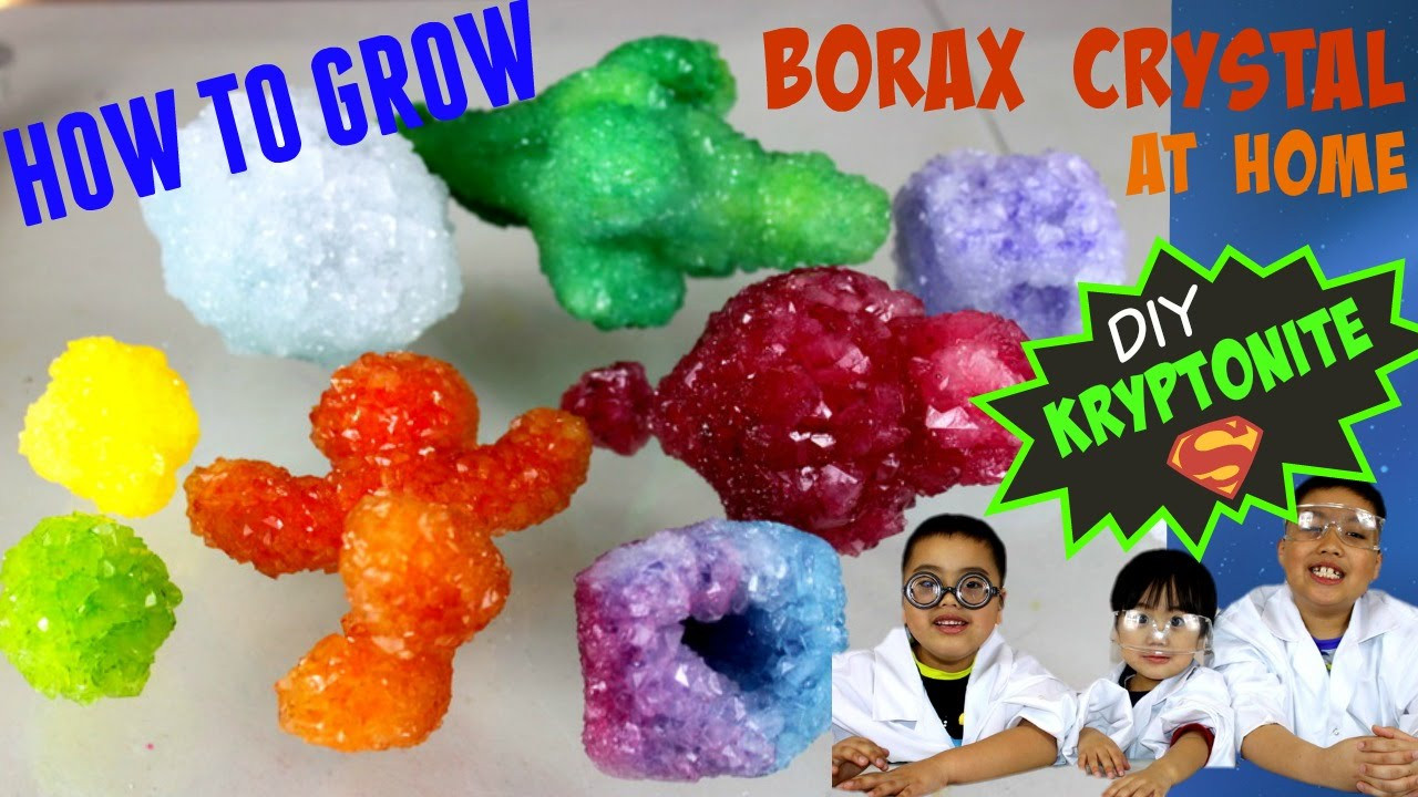 DIY Science Experiments For Kids
 How to Grow CRYSTALS at Home DIY Kryptonite