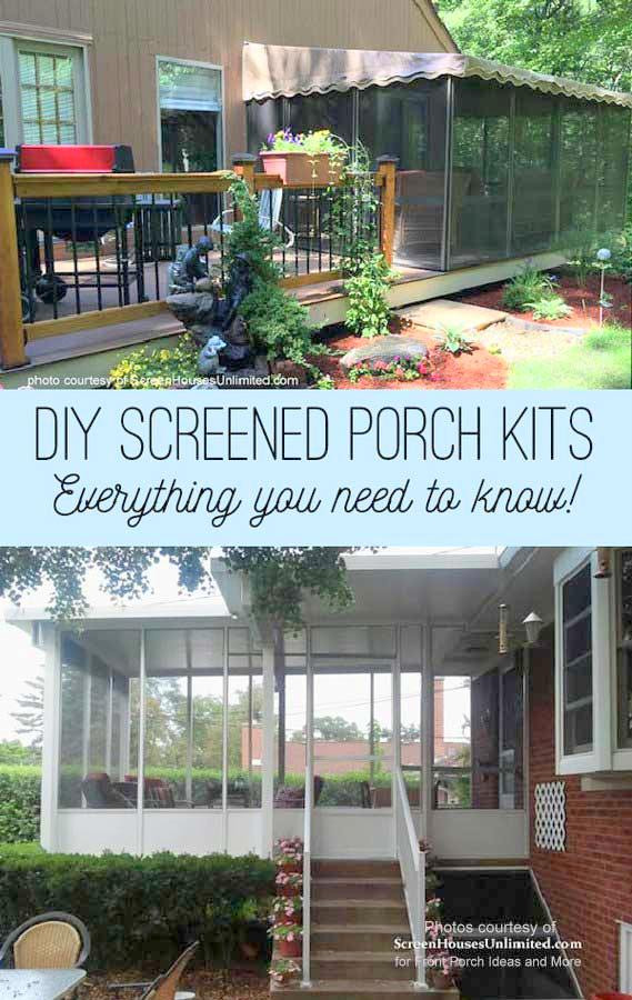 DIY Screen Porch Kits
 Screened Porch Kits Considerations and More