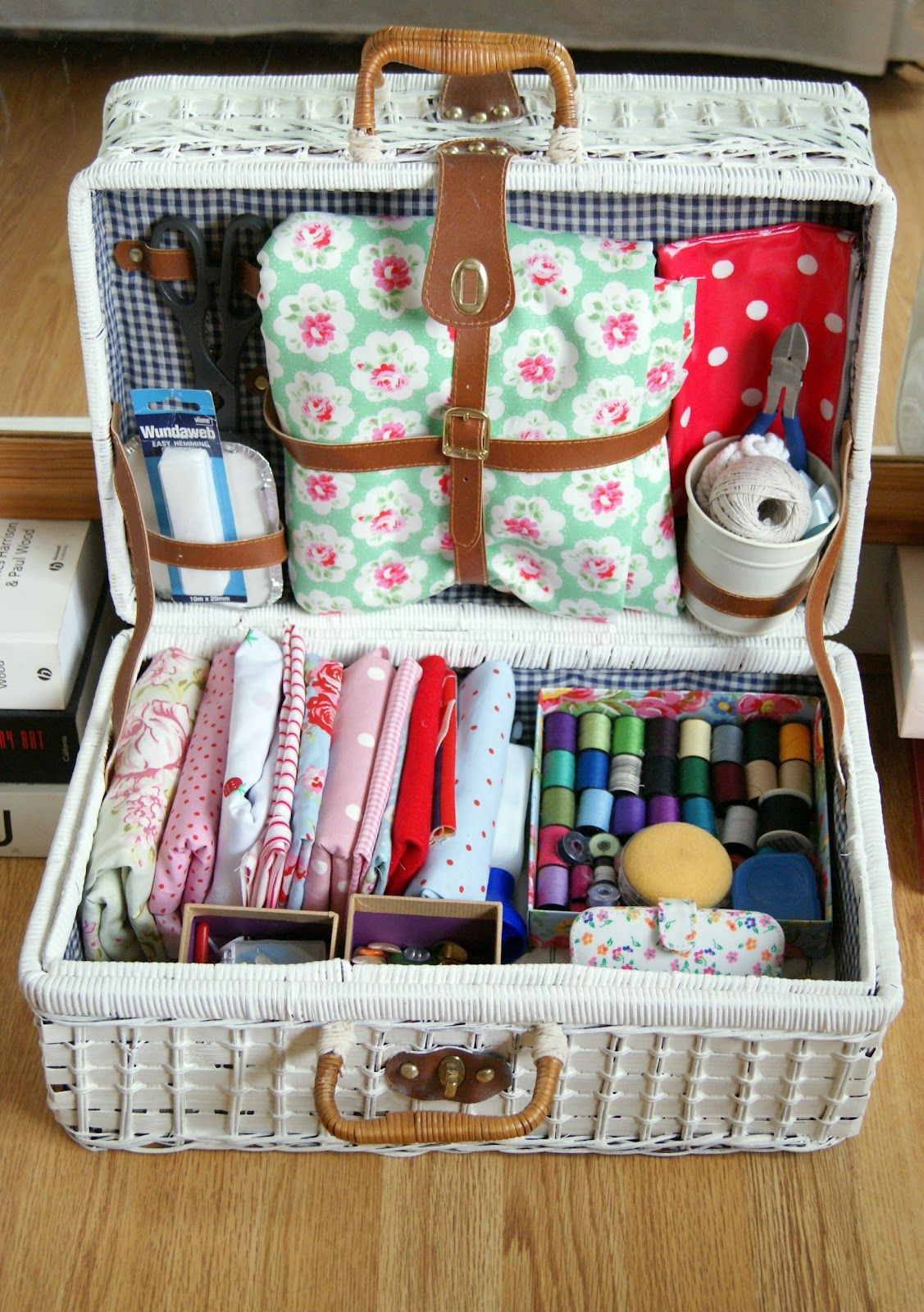 DIY Sewing Box
 DIY picnic basket revamp