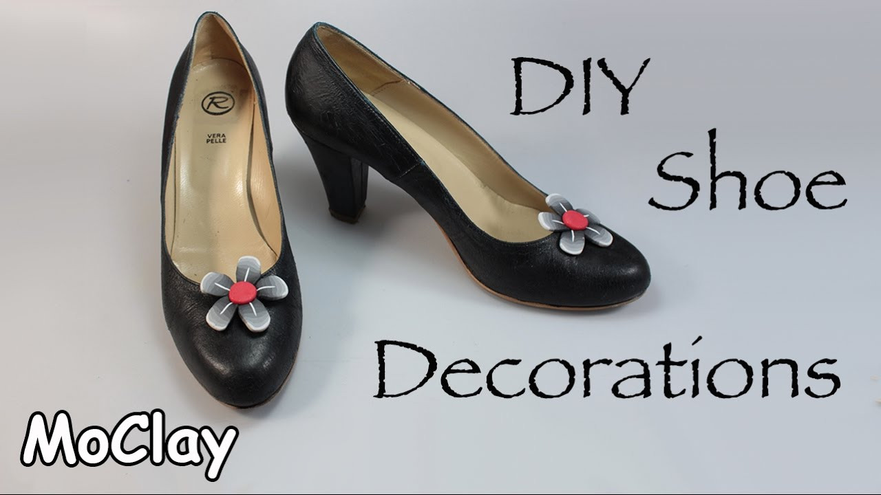 DIY Shoe Decoration
 DIY Shoe decorations Polymer clay tutorial