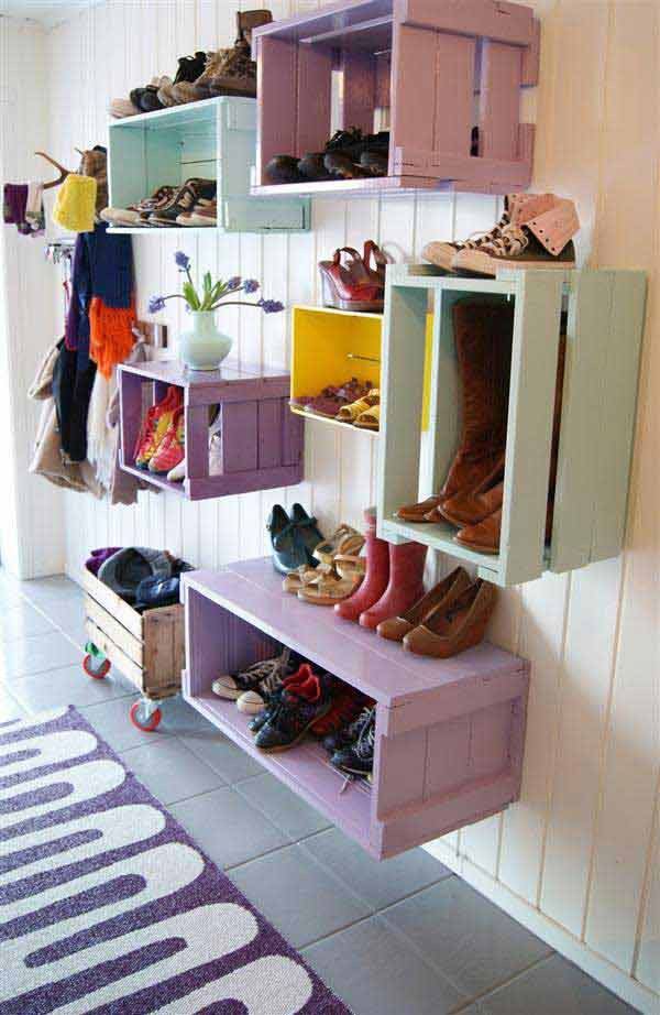 DIY Shoe Organizer
 28 Clever DIY Shoes Storage Ideas That Will Save Your Time