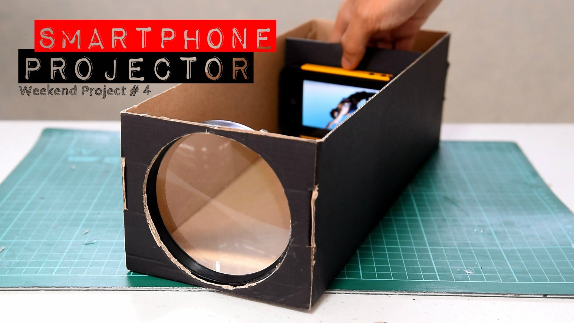 DIY Shoebox Projector
 How To Make Your DIY Smartphone Projector With A Shoebox