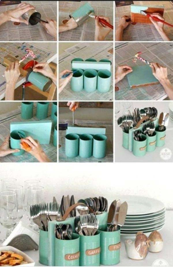 DIY Silverware Organizer
 27 Ingenious DIY Cutlery Storage Solution Projects That