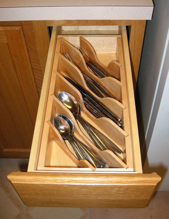 DIY Silverware Organizer
 25 Creative Cutlery Storage Solutions Hative