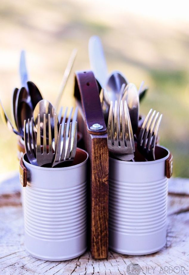 DIY Silverware Organizer
 DIY Silverware Caddy