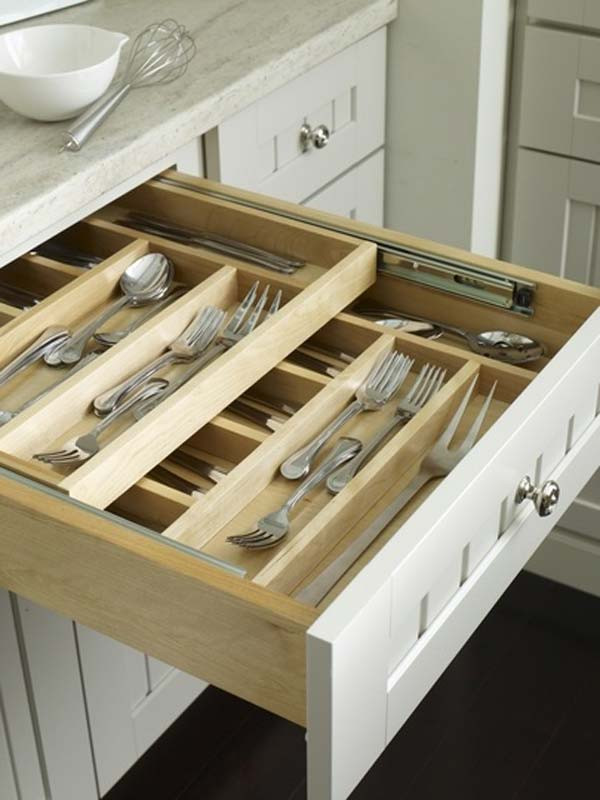 DIY Silverware Organizer
 Top 27 Clever and Cute DIY Cutlery Storage Solutions