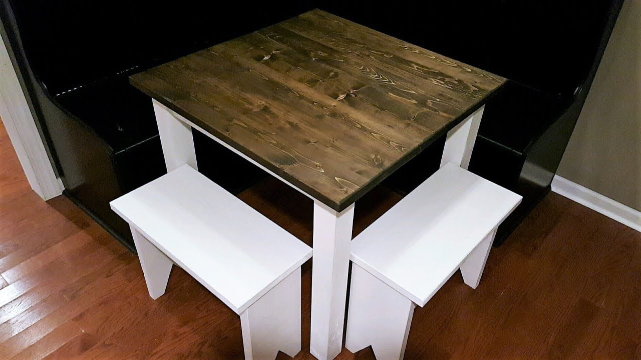 Diy Small Kitchen Table
 Small Farmhouse Table Build DIY