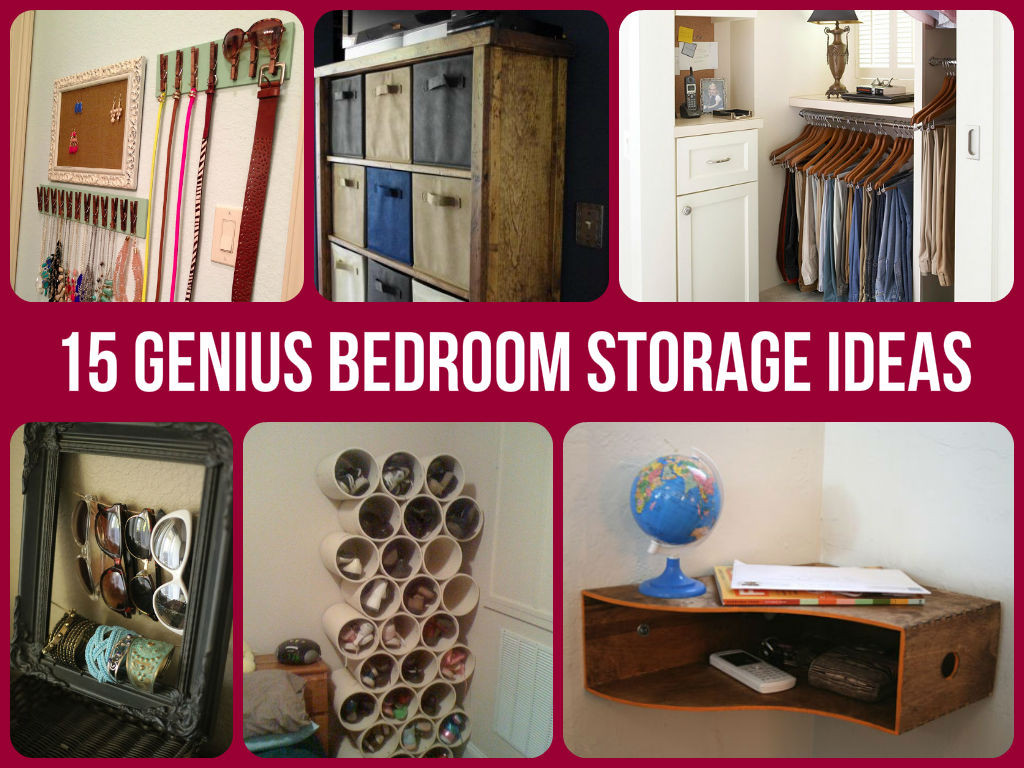 DIY Small Room Organization
 15 Genius Bedroom Storage Ideas