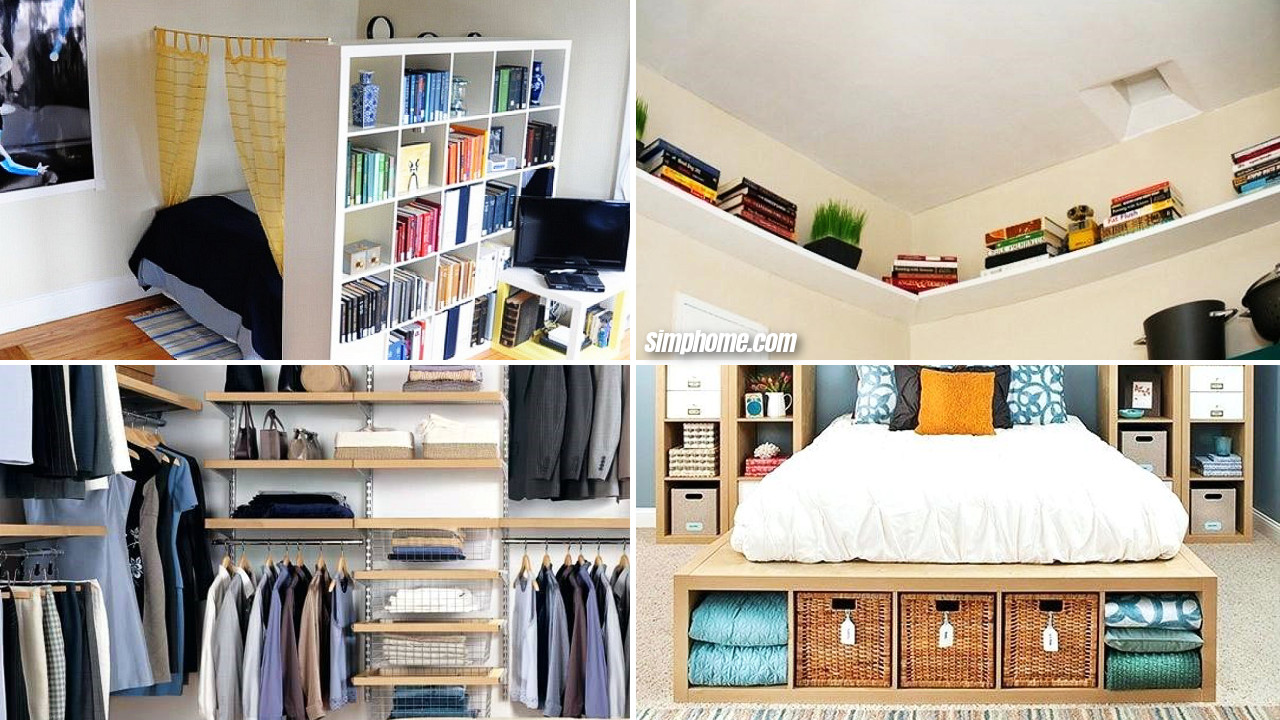 DIY Small Room Organization
 10 DIY Small Bedroom Storage Ideas Simphome