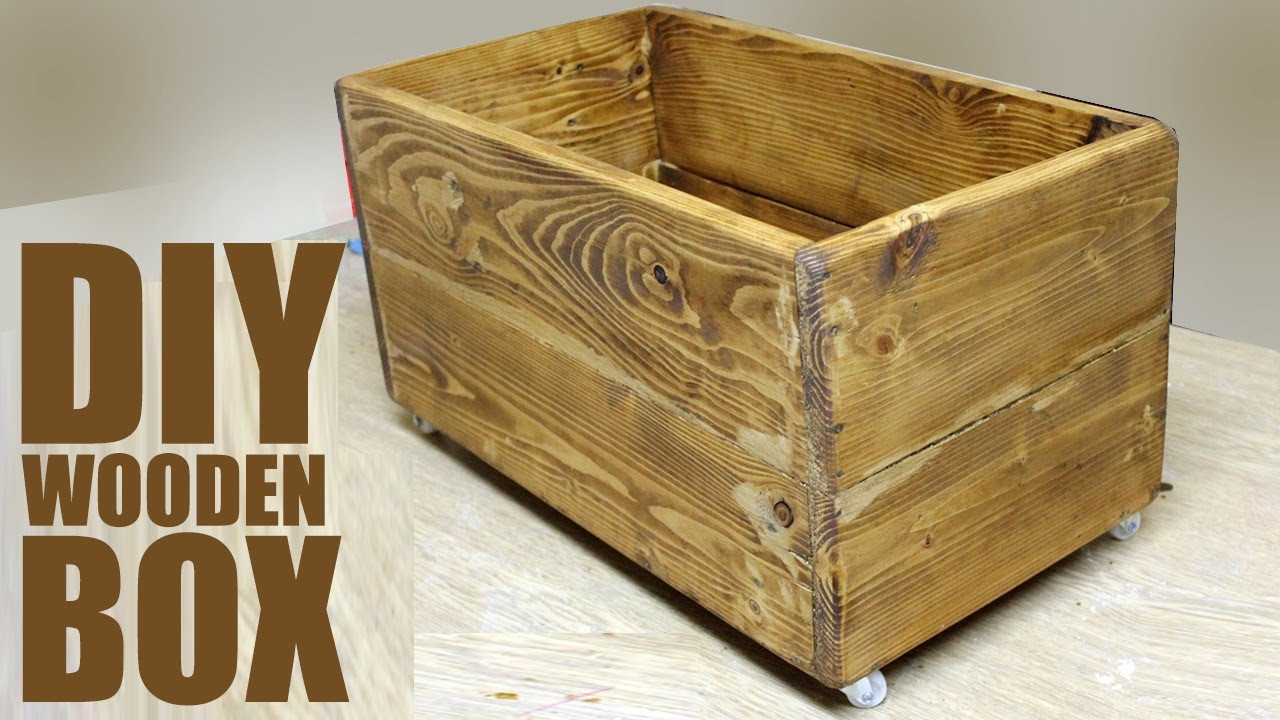 DIY Small Wood Box
 DIY Wooden Box Pallet Wood Project