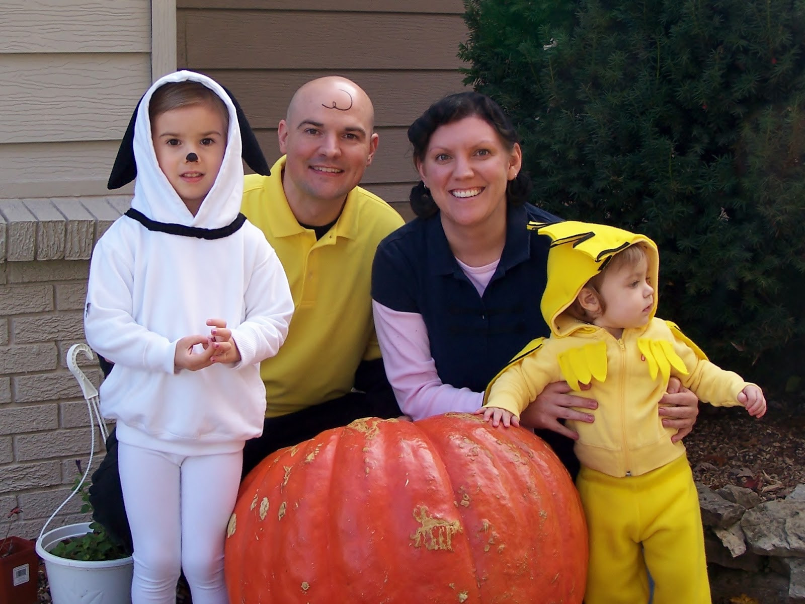 DIY Snoopy Costumes
 repurpose relove Halloween Decorations & Peanuts Costumes