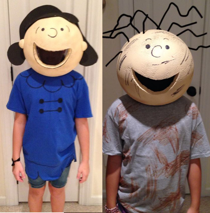 DIY Snoopy Costumes
 Awesome Peanuts Gang Group Costume