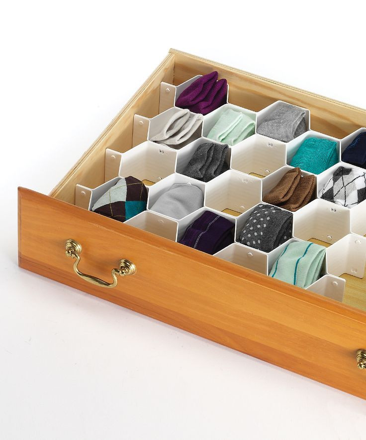 DIY Socks Organizer
 17 Best images about DIY Drawer Dividers Organizers on