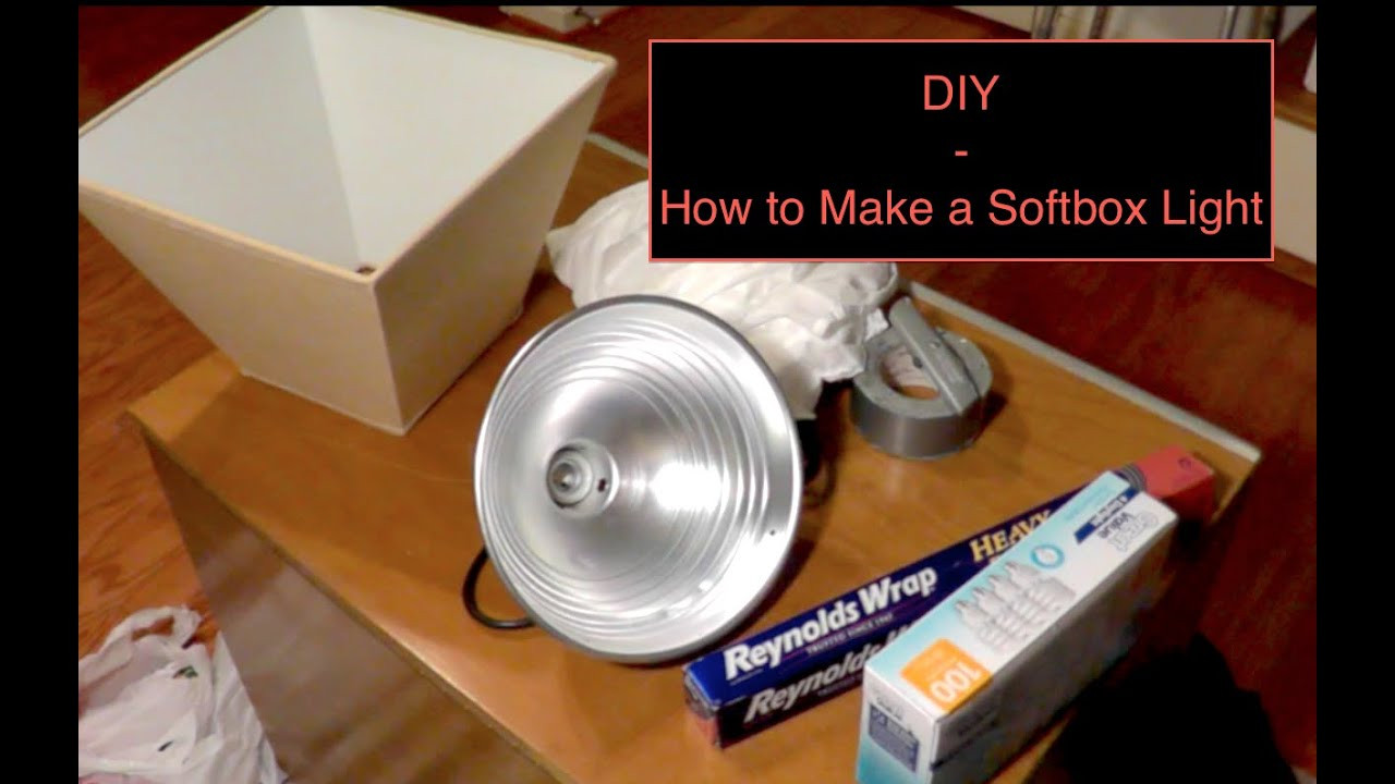 DIY Softbox Light
 DIY How to Make Your Own Softbox Light at Home