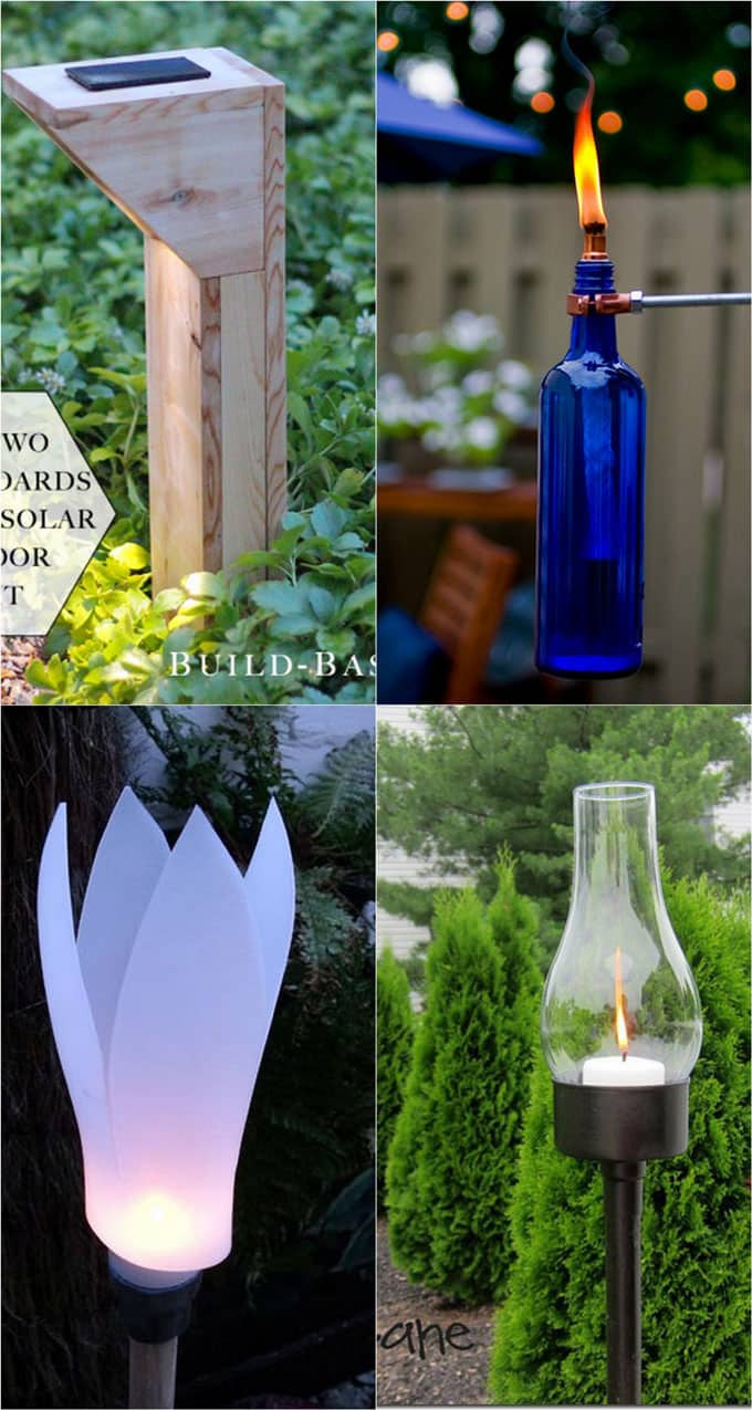 DIY Solar Lights Outdoor
 28 Stunning & Easy DIY Outdoor Lights A Piece Rainbow