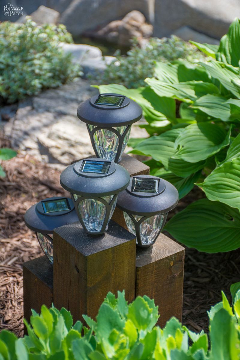 DIY Solar Lights Outdoor
 DIY Cedar Cube Solar Landscape Lights