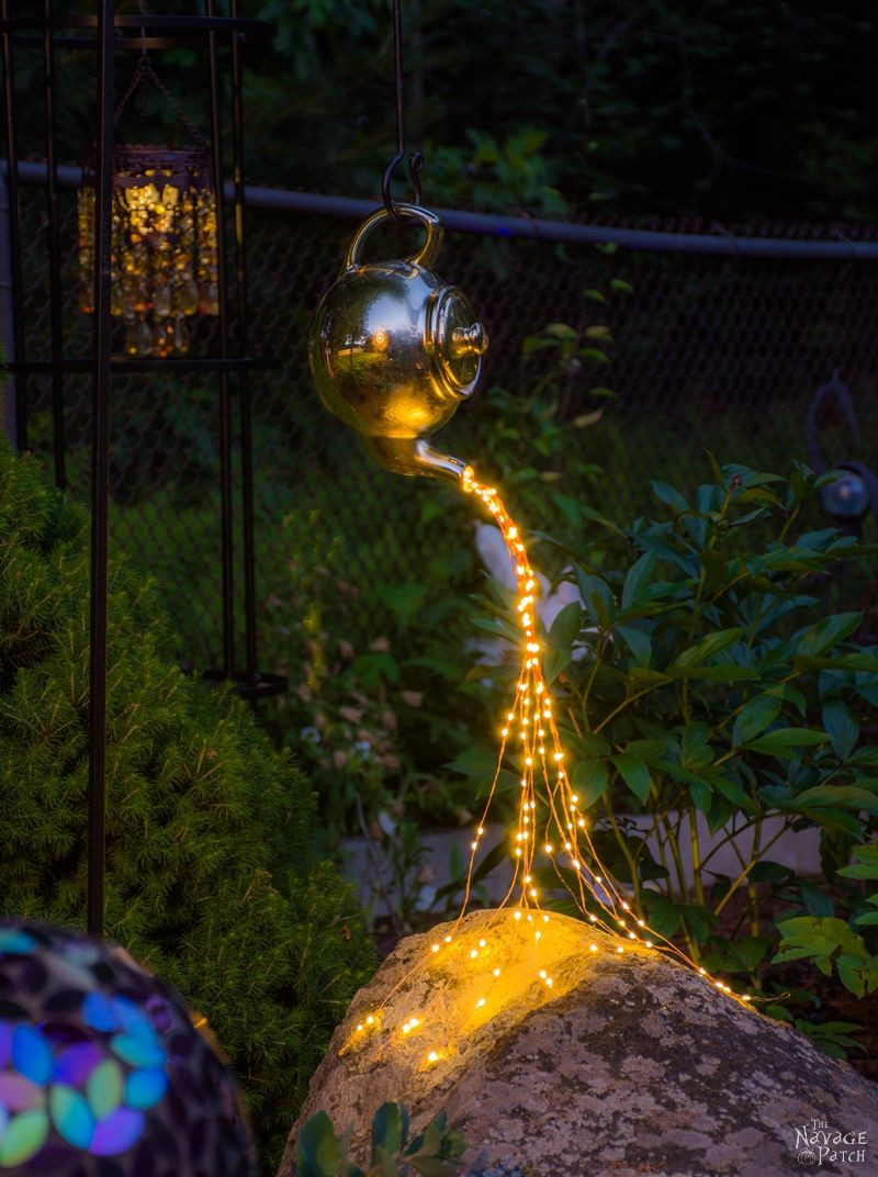 DIY Solar Lights Outdoor
 DIY Spilling Solar String Lights aka Teapot Lights