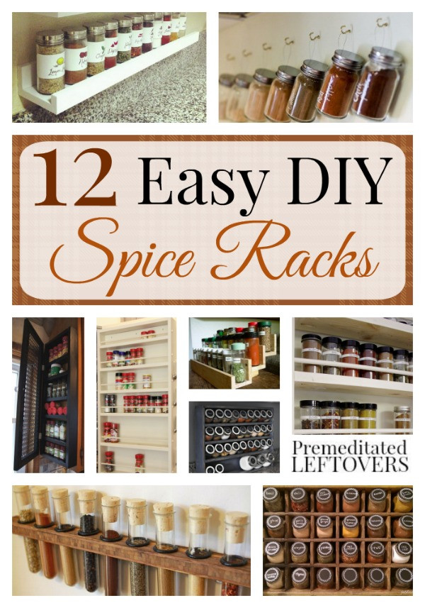 DIY Spice Rack Ideas
 Easy DIY Spice Racks