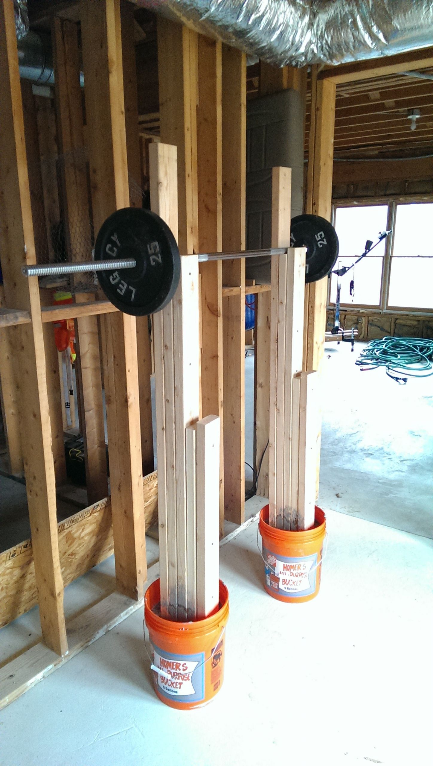 DIY Squat Rack
 Wall Mounted Squat Rack Diy Easy Craft Ideas