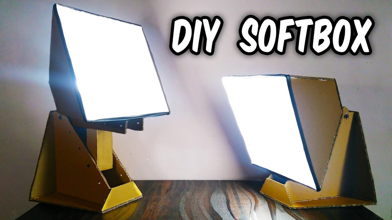 DIY Studio Lighting Softbox
 How to make graphy lighting Softbox at home