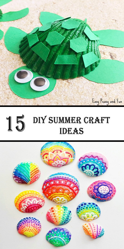 DIY Summer Crafts For Kids
 15 DIY summer craft ideas – DIYs