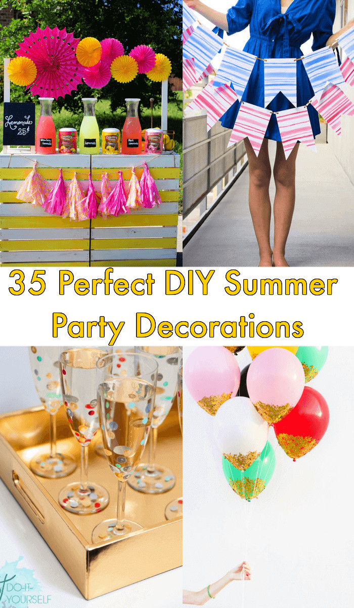 DIY Summer Party Decorations
 35 Perfect DIY Summer Party Decorations Ideas ⋆ DIY Crafts