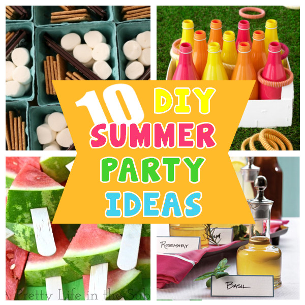 DIY Summer Party Decorations
 DIY Home Sweet Home 10 DIY Summer Party Ideas