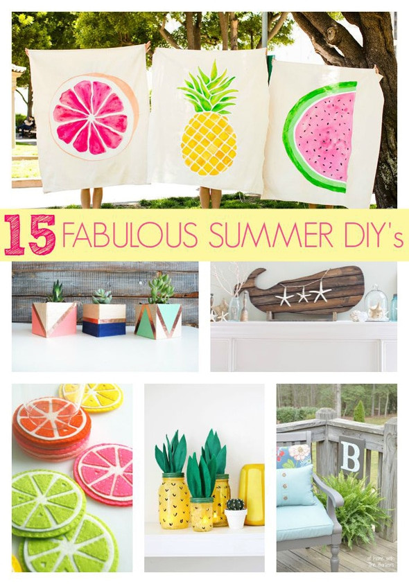 DIY Summer Party Decorations
 15 Fabulous Summer DIY Projects Pretty My Party