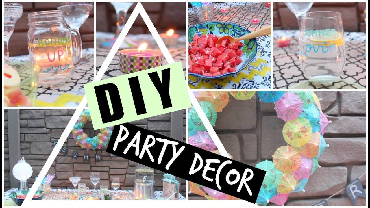 DIY Summer Party Decorations
 DIY Pinterest Inspired Summer Party Decor