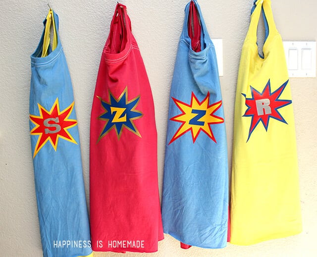 DIY Superhero Cape For Adults
 DIY Personalized Superhero Cape from a T Shirt Happiness