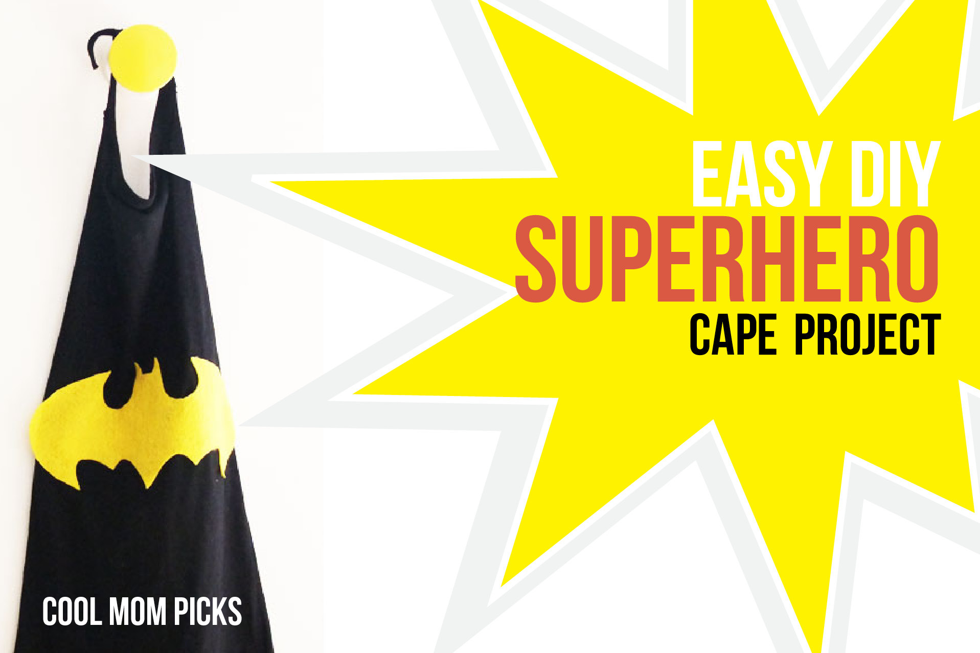 DIY Superhero Cape For Adults
 Easy DIY superhero cape no pattern Cool Mom Picks