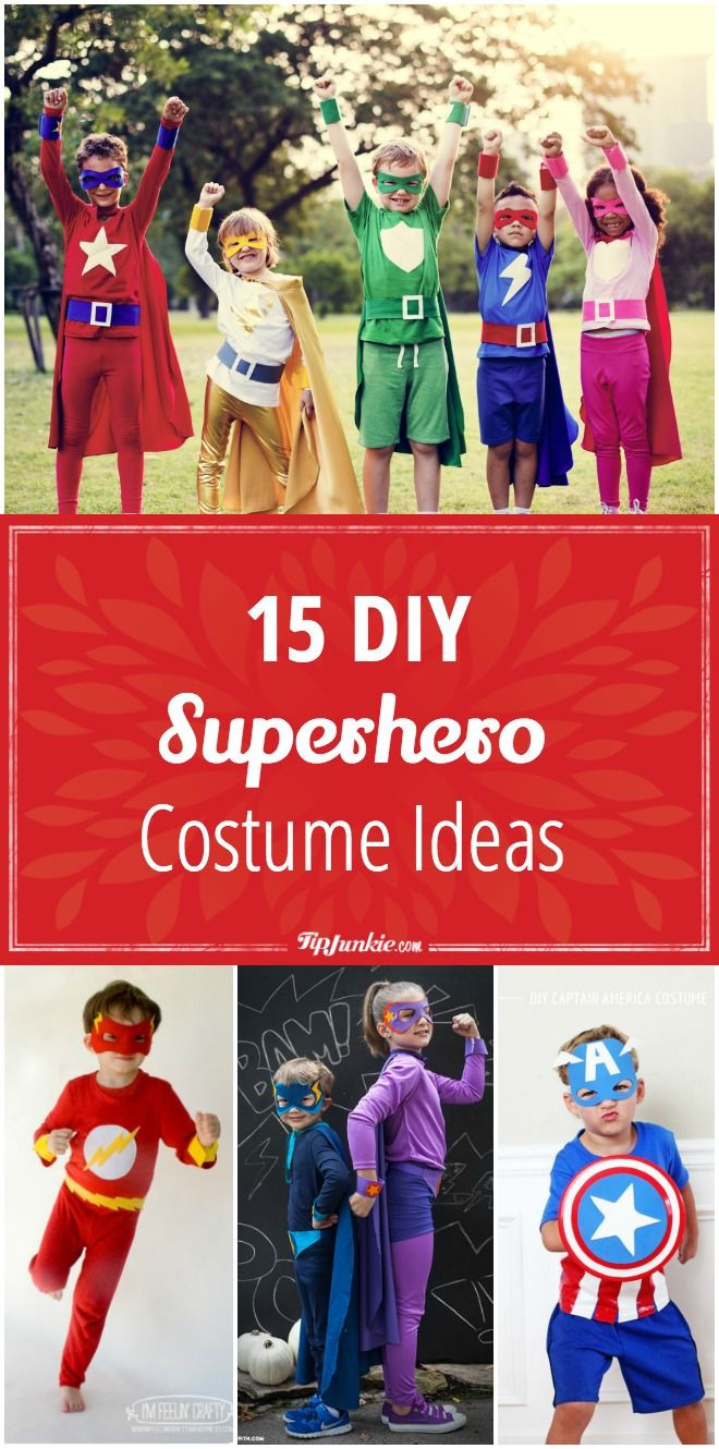 DIY Superhero Costumes For Kids
 15 DIY Superhero Costume Ideas