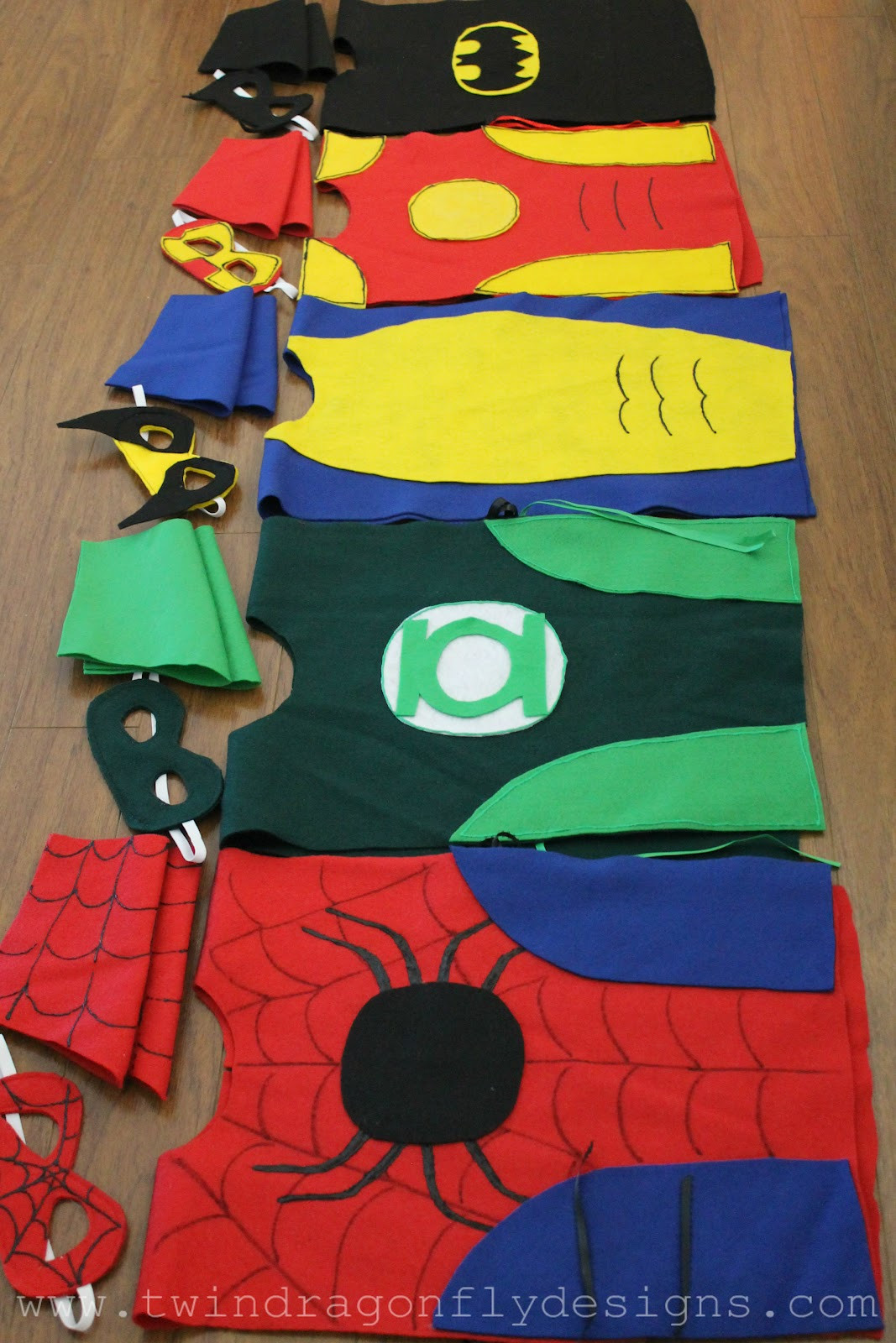 DIY Superhero Costumes For Kids
 Simple No Sew Superhero Costumes — All for the Boys