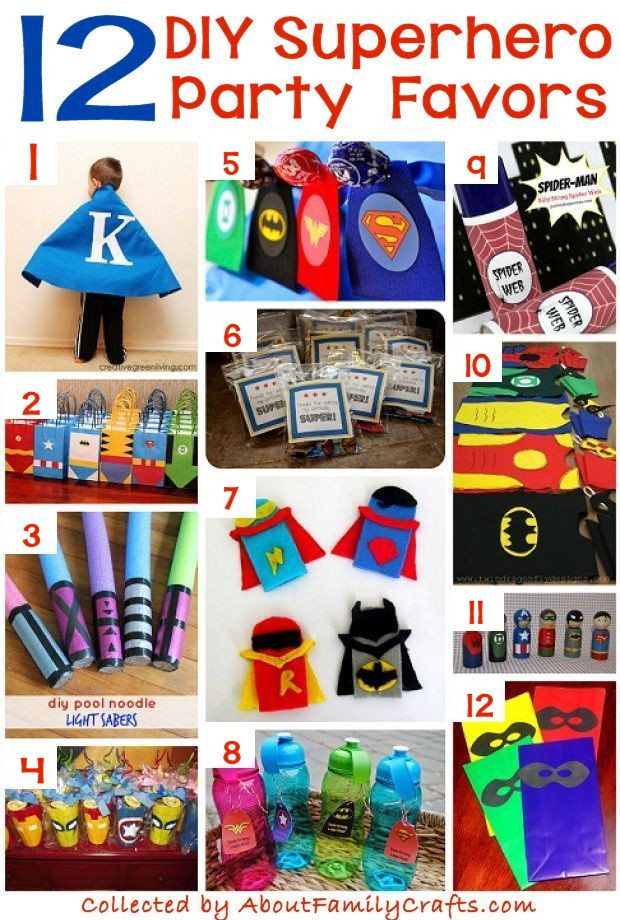 DIY Superhero Decorations
 70 DIY Superhero Party Ideas – About Family Crafts