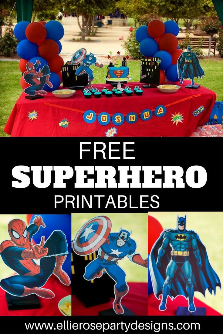 DIY Superhero Decorations
 939 best Kids Birthday Party Ideas images on Pinterest