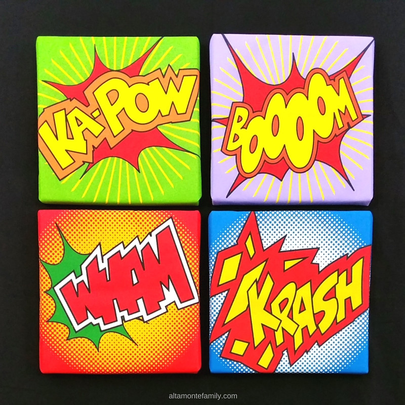 DIY Superhero Decorations
 DIY Superhero Wall Decor