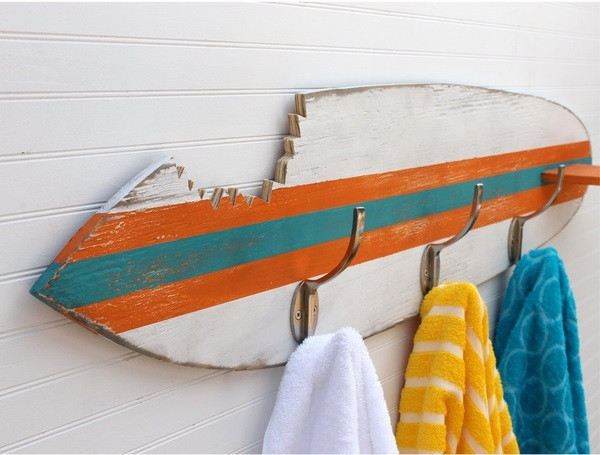 DIY Surfboard Decoration
 Surfboard decor ideas – creative and original DIY home