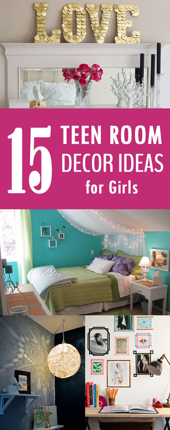 DIY Teenage Girl Room Decor
 15 Easy DIY Teen Room Decor Ideas for Girls