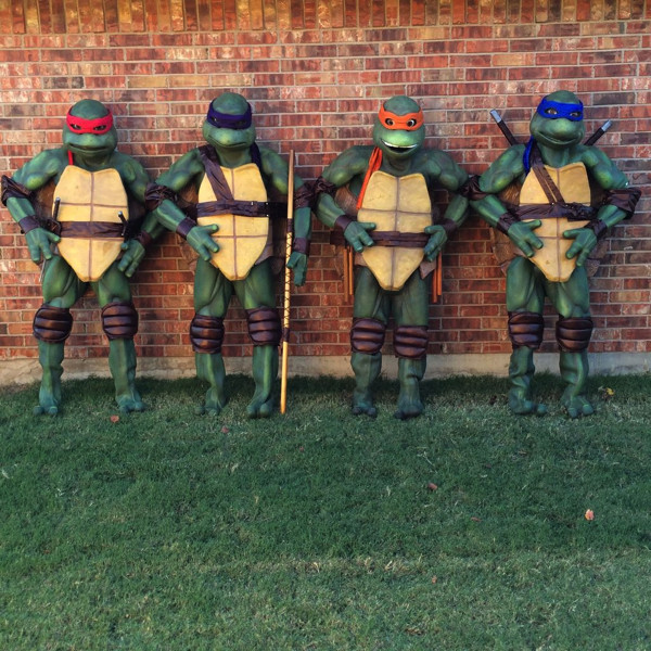 DIY Teenage Mutant Ninja Turtle Costumes
 Impressive Moulded Teenage Mutant Ninja Turtle Costumes