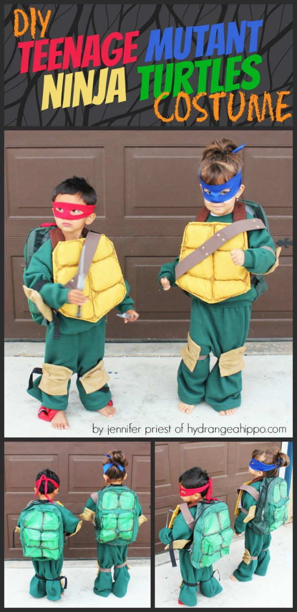 DIY Teenage Mutant Ninja Turtle Costumes
 DIY Teenage Mutant Ninja Turtles Costumes from Sweat Pants