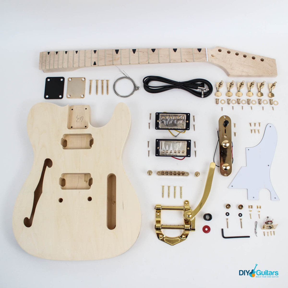 DIY Telecaster Kit
 Thinline Bigsby Guitar Kit DIY Guitars