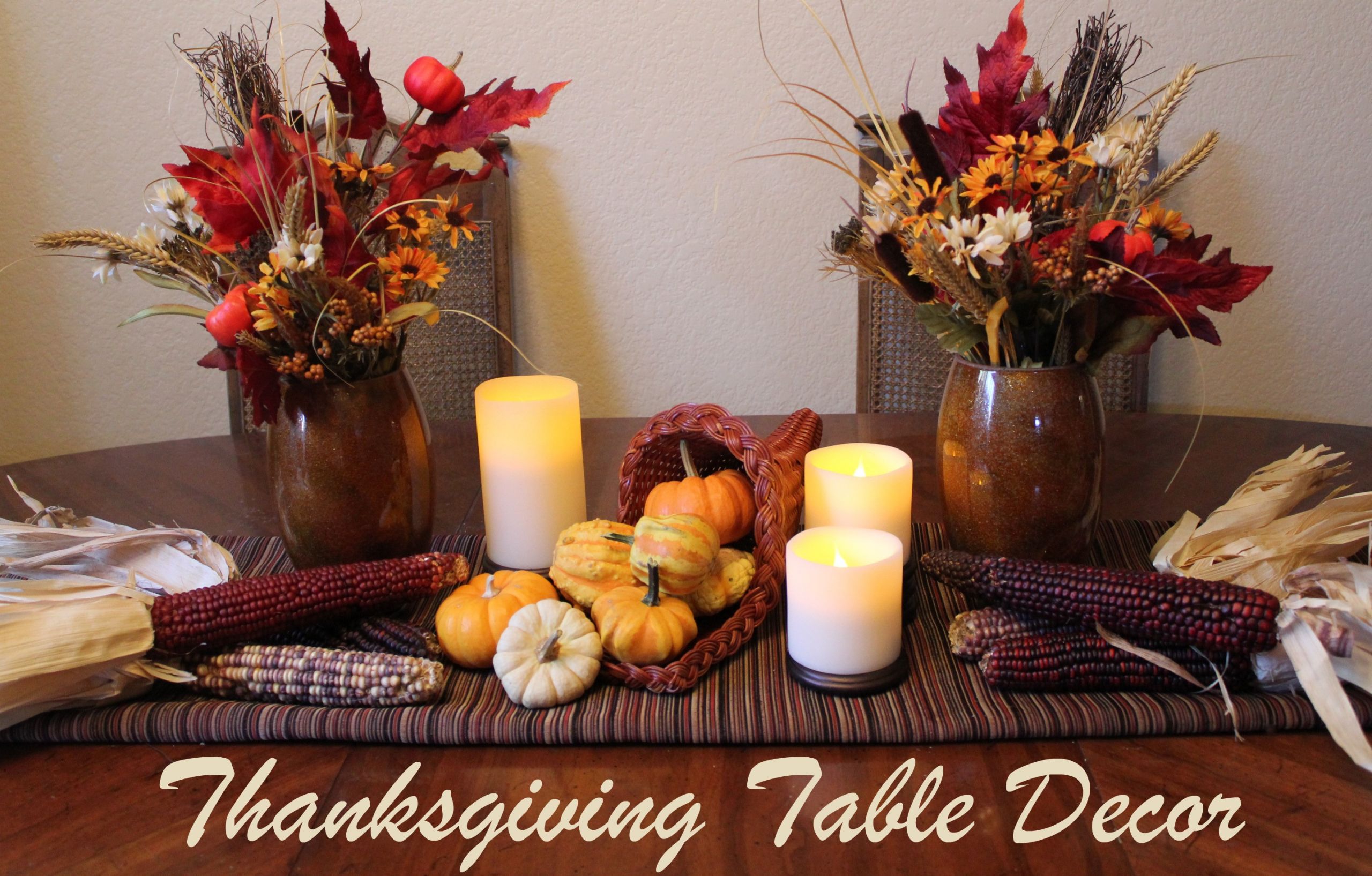 DIY Thanksgiving Table Decor
 Cornucopia of Creativity DIY Thanksgiving Table Decor