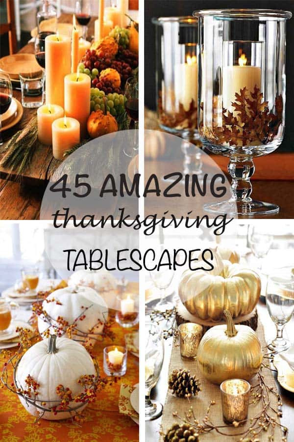 DIY Thanksgiving Table Decor
 47 Fabulous DIY ideas for Thanksgiving table decor