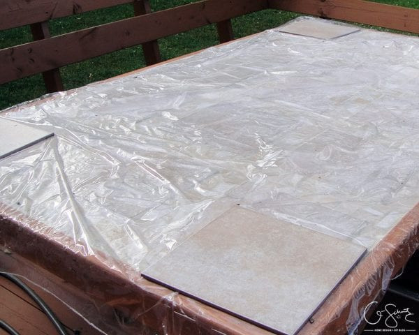 DIY Tile Table Top Outdoor
 Remodelaholic